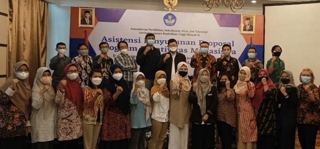 Asistensi Dosen Pendamping Program Kreativitas Mahasiswa (PKM) LLDIKTI Wilayah VI Tahun 2022